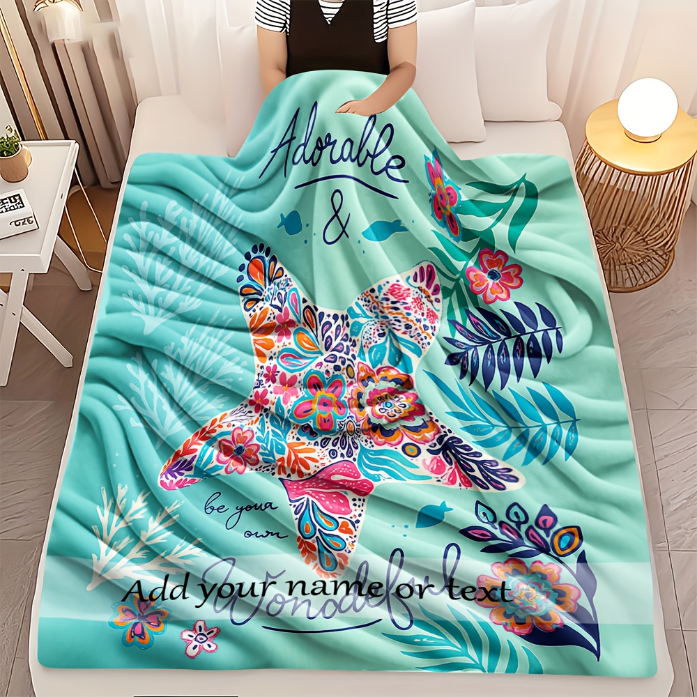 Your Home Textiles - 이름이나 텍스트를 사용자 정의하세요. 매력적인 손으로