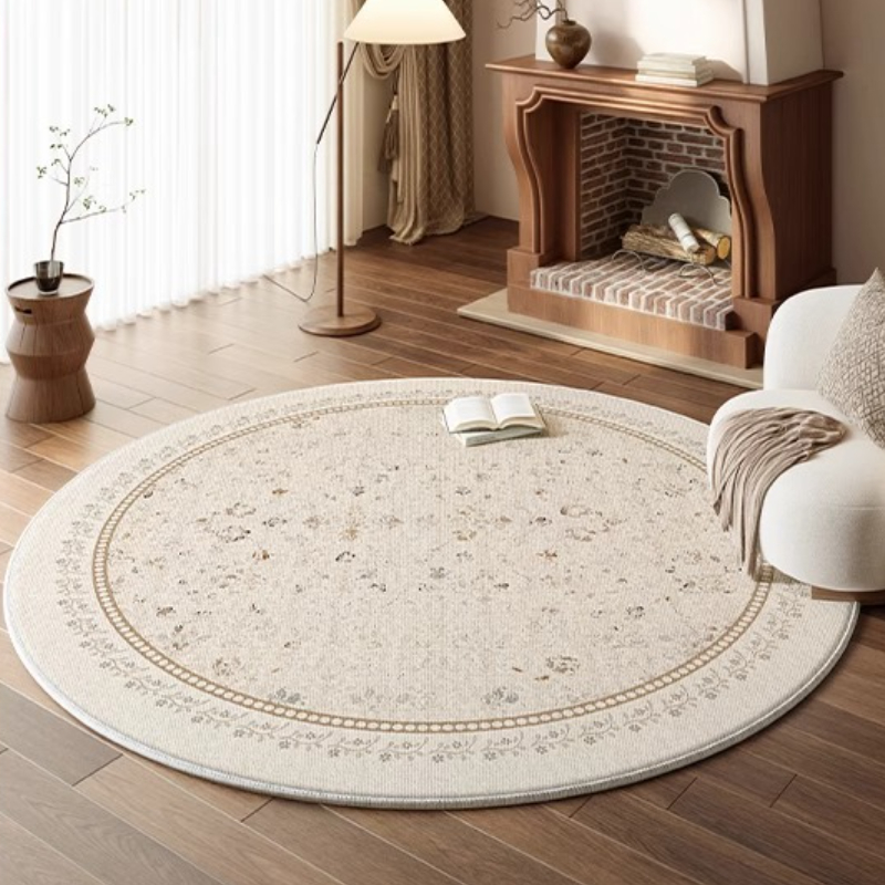 Home Textiles Rug - 중세 스타일 거실 카펫, 원형 침실