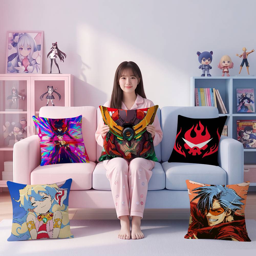 Home Textiles Là Gì - 애니메이션 G-Gurren L-Lagann 소파 장식용 베개