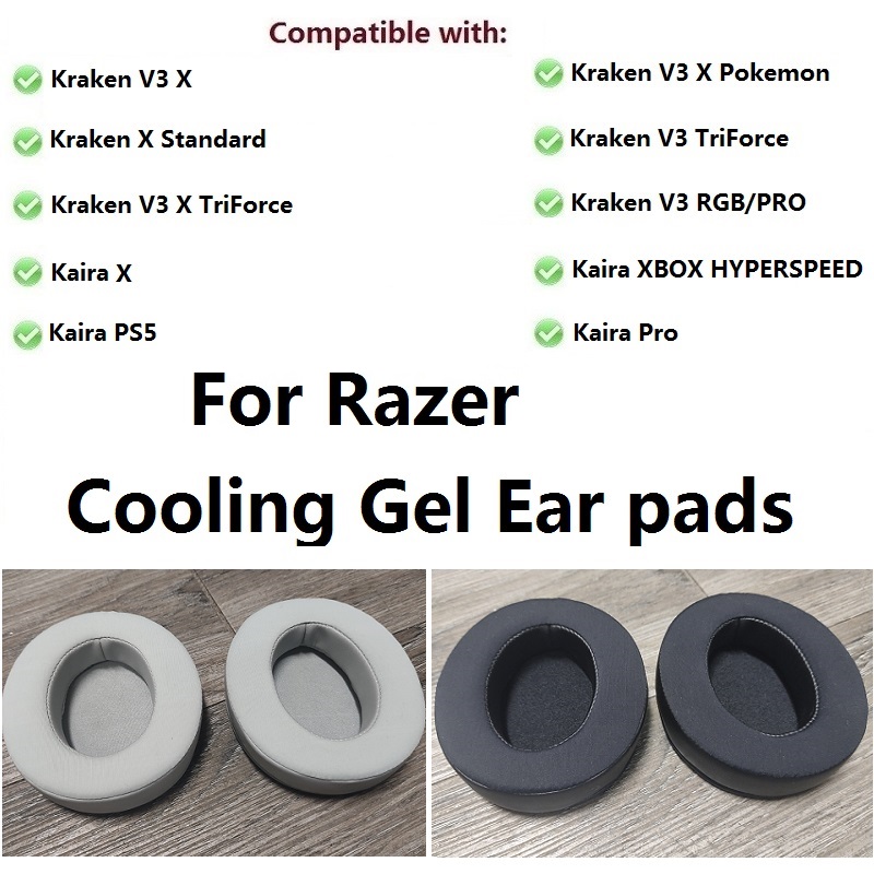 Cooling Pillow Gel - Razer Kraken X/V3X/V3/V3 RGB/V3 PRO,Kaira X/Kaira