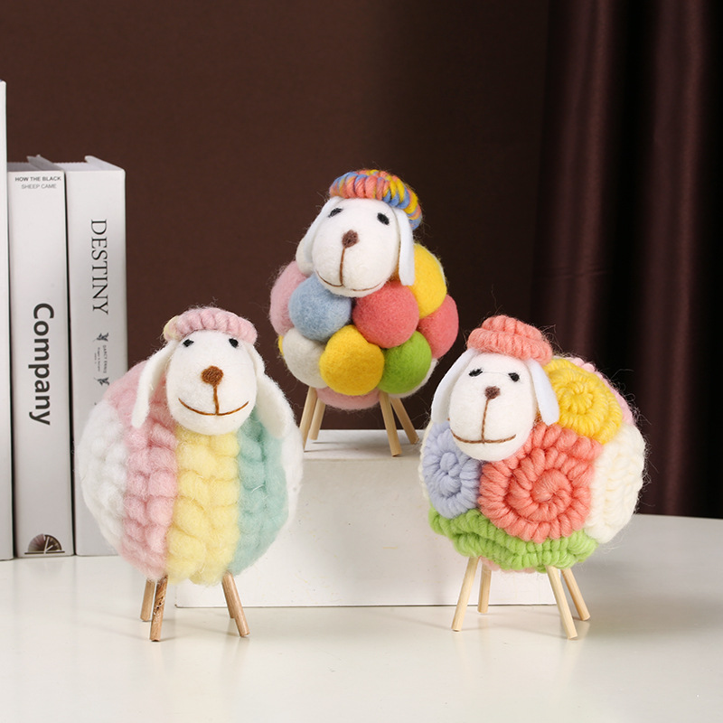 Home Textiles China - 1PCS 사랑스러운 펠트 양 장식 액세서리