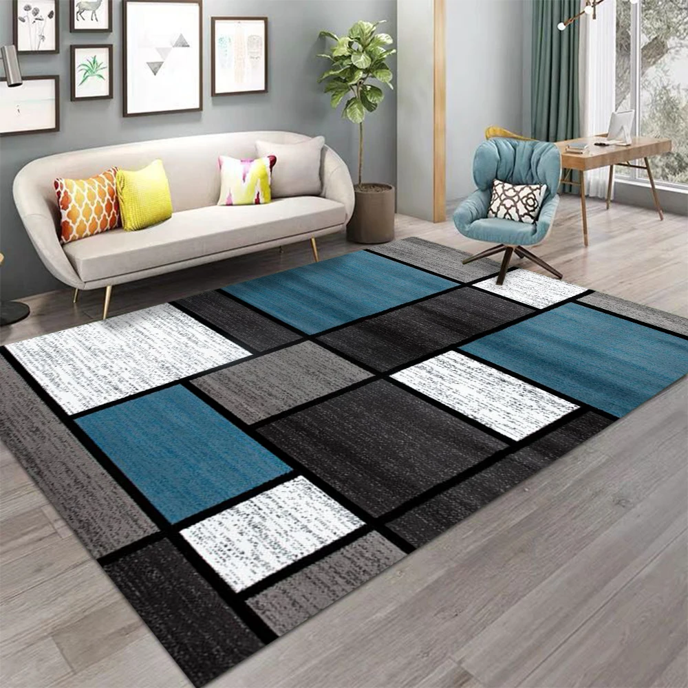 Home Textiles Rug - 간단한 큰 카펫 만화 거실 침실