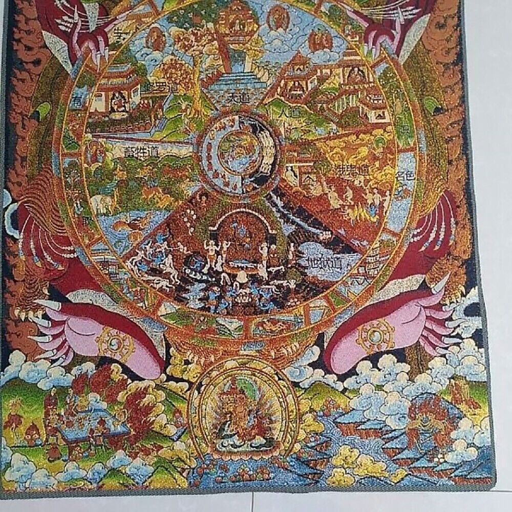 불교 보호신 실크 그림 액자, 불교 사원 벽 장식, 풍 - Home Textiles China 리뷰 및 가격