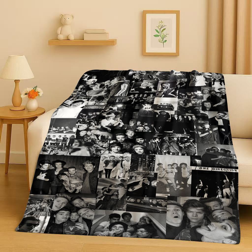 3D 신제품 일방향 싱어 스타 플란넬 담요, 초부드럽고 - Home Textiles Direct 리뷰 및 가격