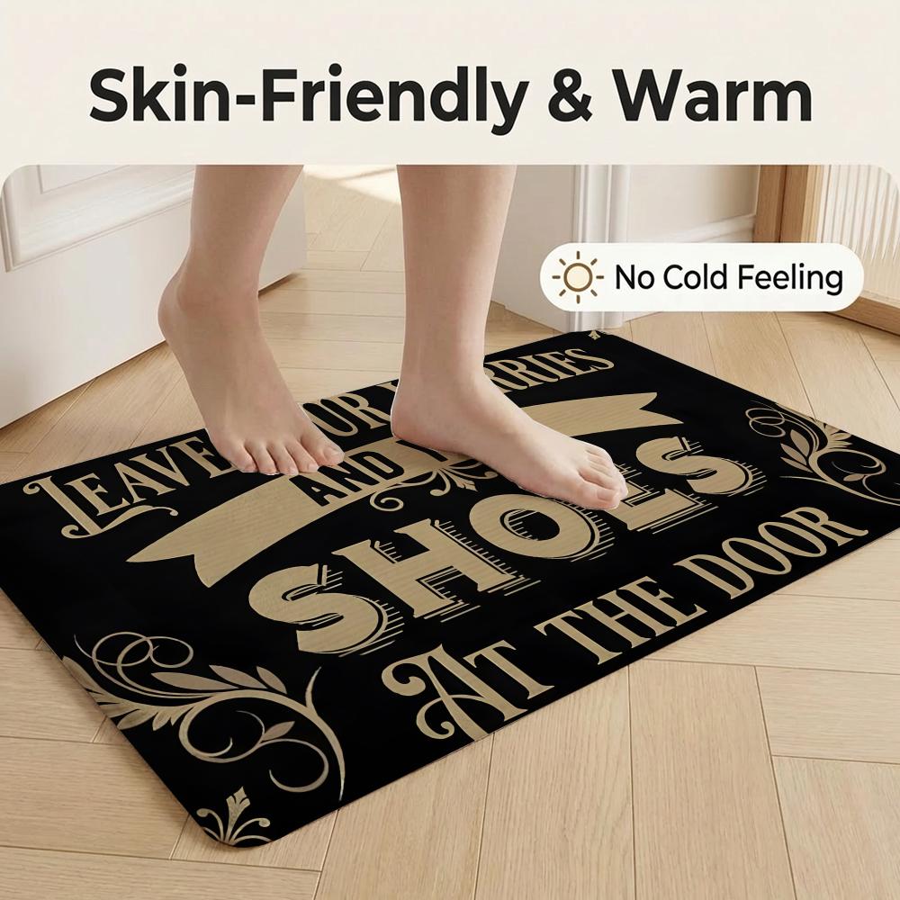 재미있는 웰컴 매트, 신발을 벗어주세요 바닥 매트 플란 - Your Home Textiles 리뷰 및 가격
