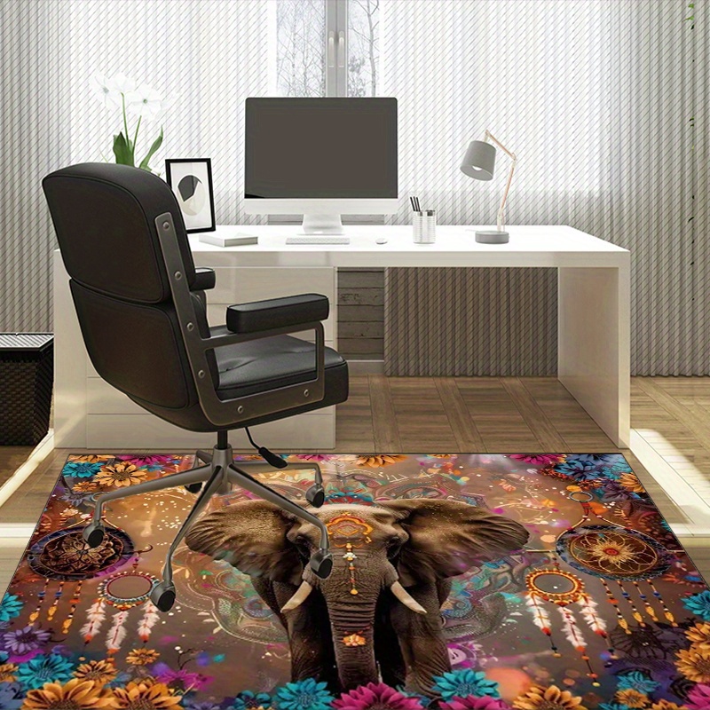 코끼리 만다라 러그: 보헤미안 가정을 위한 민족적 꽃무 - Home Textiles Rug 리뷰 및 가격