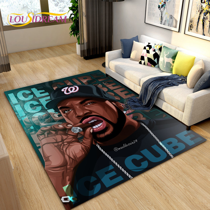힙합 아트 래퍼 레전드 스타 영역 러그, 대형 카펫 러 - Home Textiles Rug 리뷰 및 가격