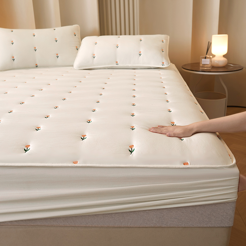 초두꺼운 매트리스 커버 퀼팅 자수 침대 커버 싱글/퀸/ - Mattress Pad Topper 리뷰 및 가격