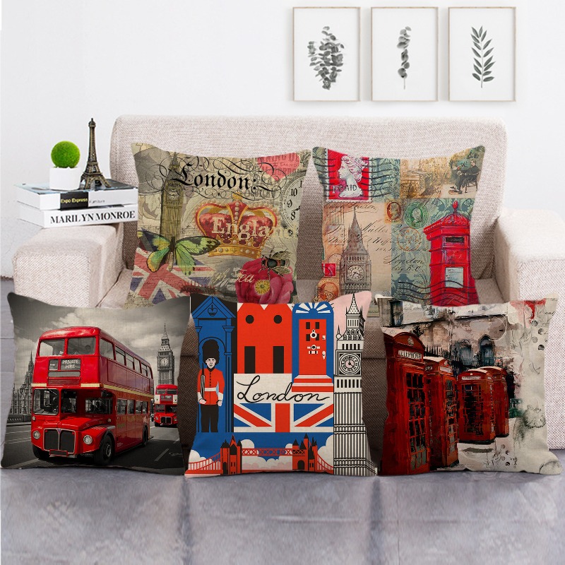 영국 런던의 페인트 도시 풍경 디지털 인쇄 자동차 소파 - Home Textiles London 리뷰 및 가격