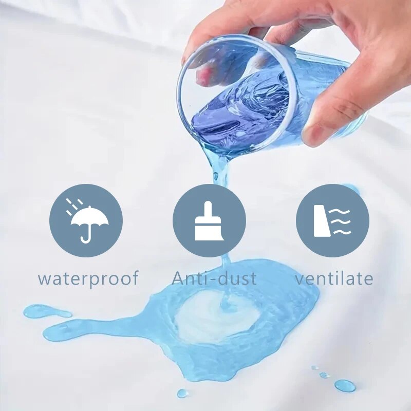 방수 매트리스 보호대, 통기성 무소음 매트리스 토퍼,  - Mattress Pad Topper 리뷰 및 가격
