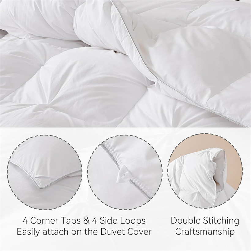 고급 화이트 구스 다운 컴포터 3D 플러피 럭셔리 이불 - Duvet Insert White 리뷰 및 가격